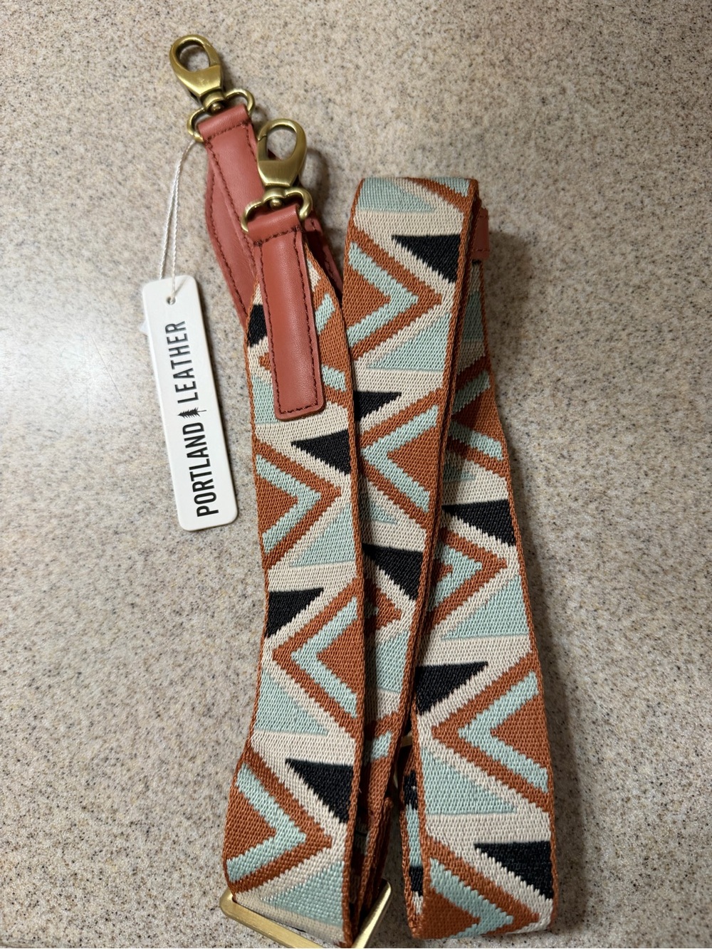 Portland Leather Strap Terramint NWT